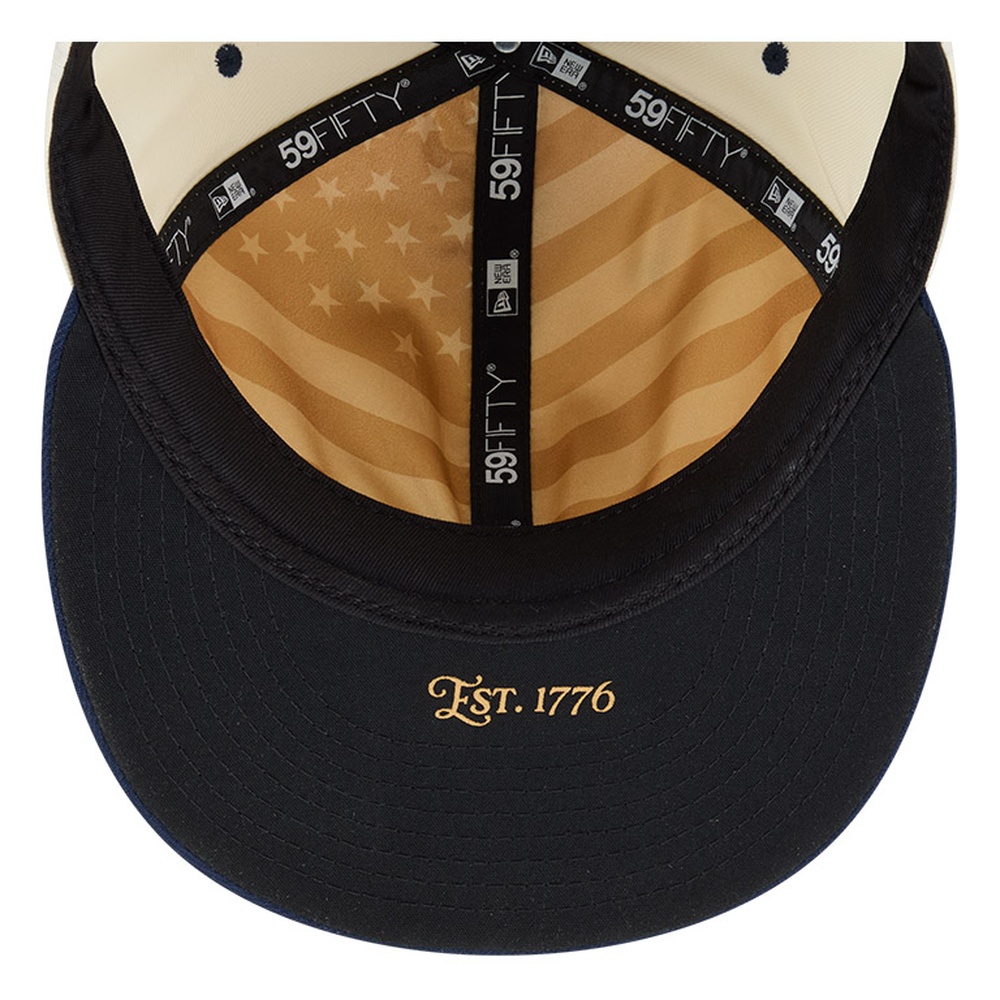 San Diego Padres 2026 Fourth of July USA 250 Patch New Era 59FIFTY Fitted Hat