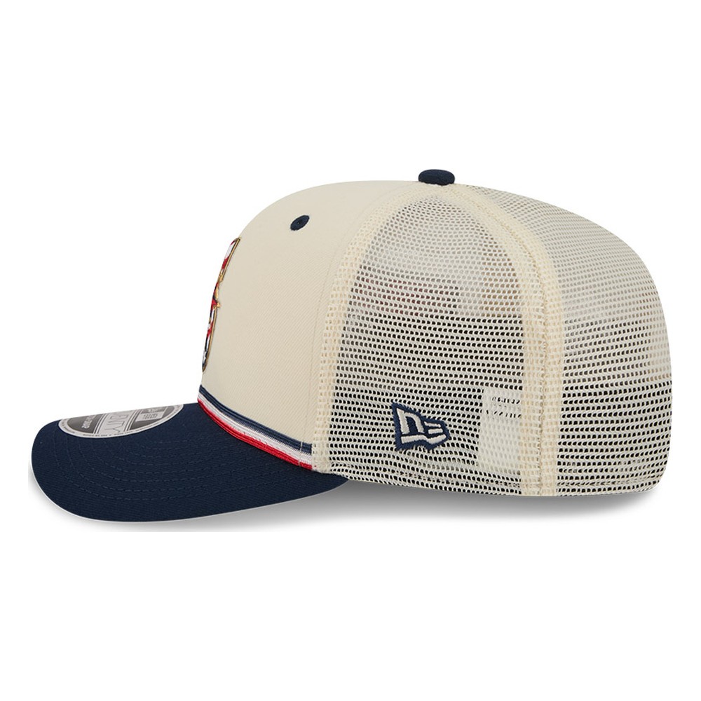 Seattle Mariners 2026 Fourth of July USA 250 Patch New Era 9SEVENTY Trucker Adjustable Snapback Hat