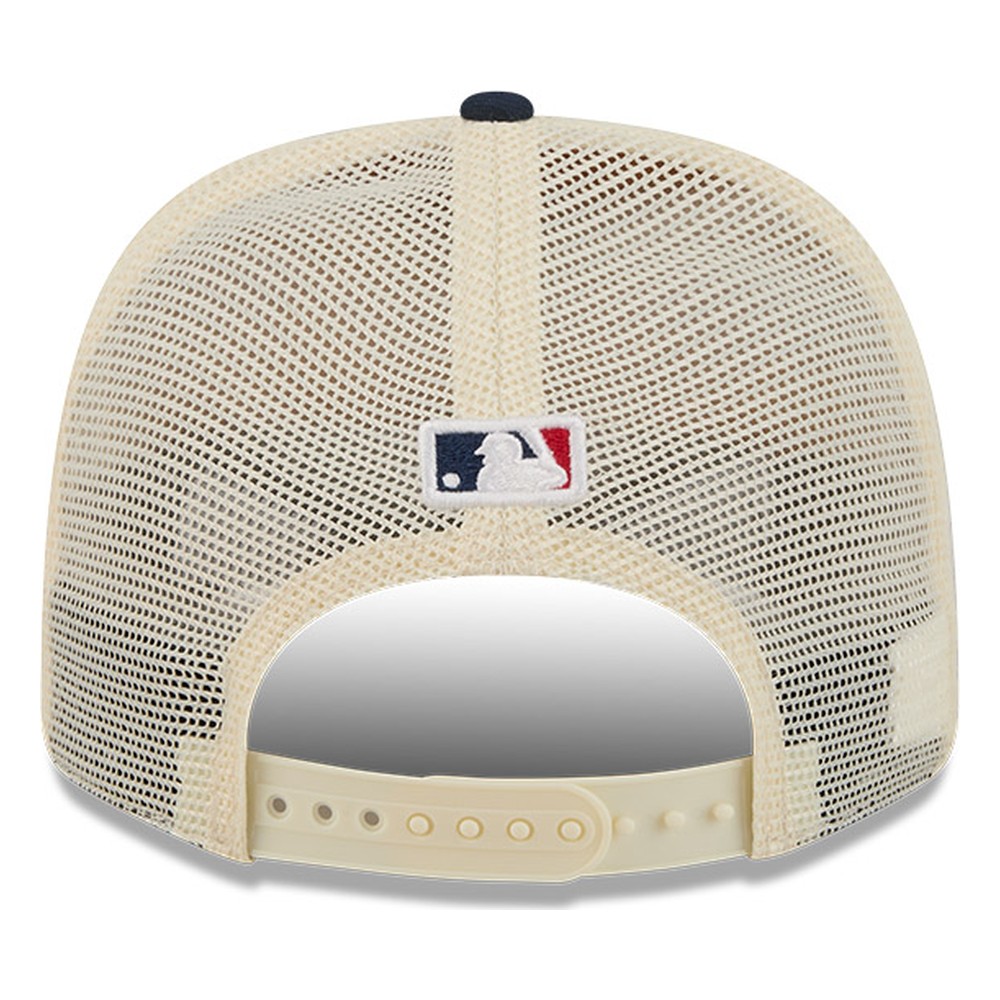 New York Yankees 2026 Fourth of July USA 250 Patch New Era 9SEVENTY Trucker Adjustable Snapback Hat