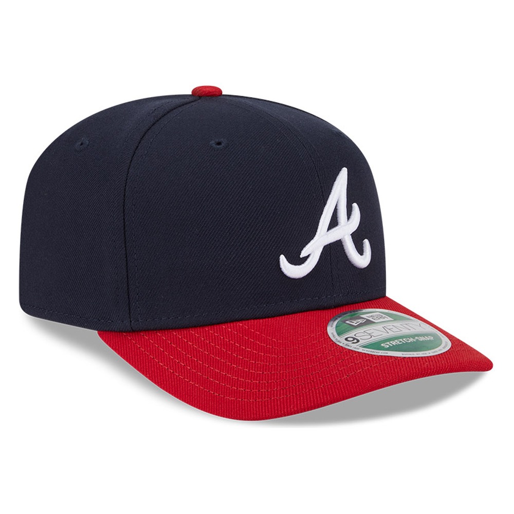 Atlanta Braves Navy Player Replica New Era 9SEVENTY Stretch Snapback Hat