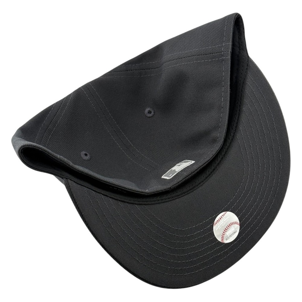 St. Louis Cardinals Anthracite Dark Grey with White Logo New Era 59FIFTY Fitted Hat