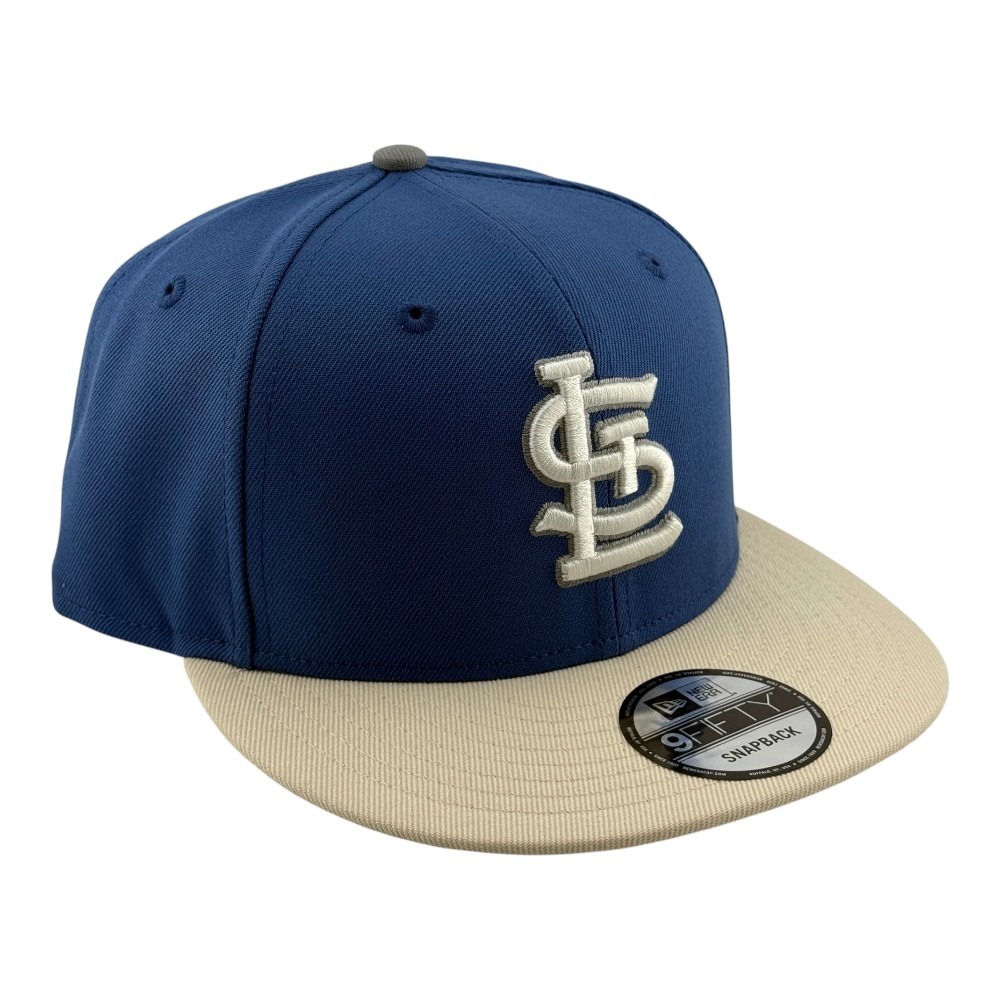 St. Louis Cardinals Royal Blue and Tan STL New Era 9FIFTY Snapback Hat