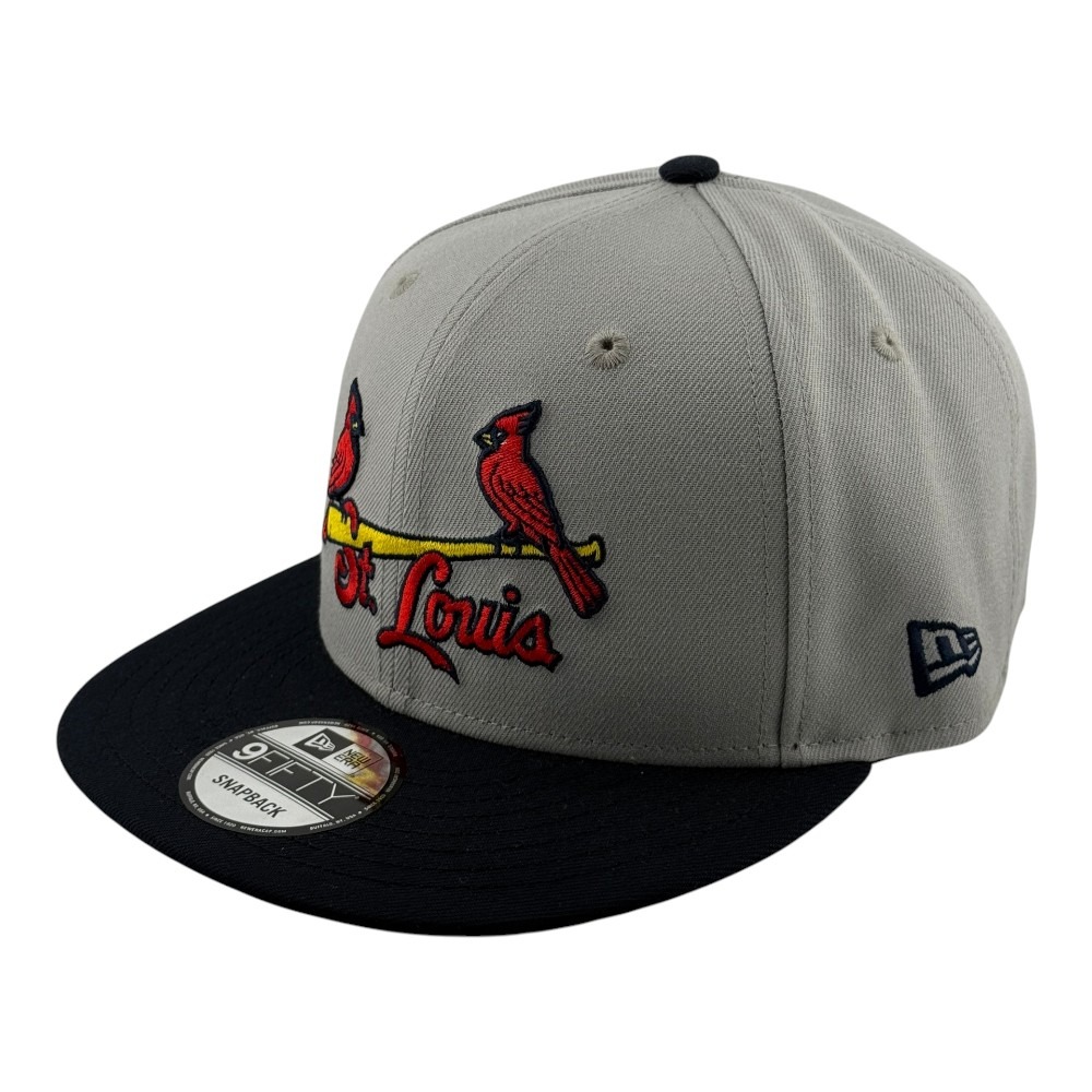 St. Louis Cardinals Grey and Navy All-Star Game Patch New Era 9FIFTY Snapback Hat