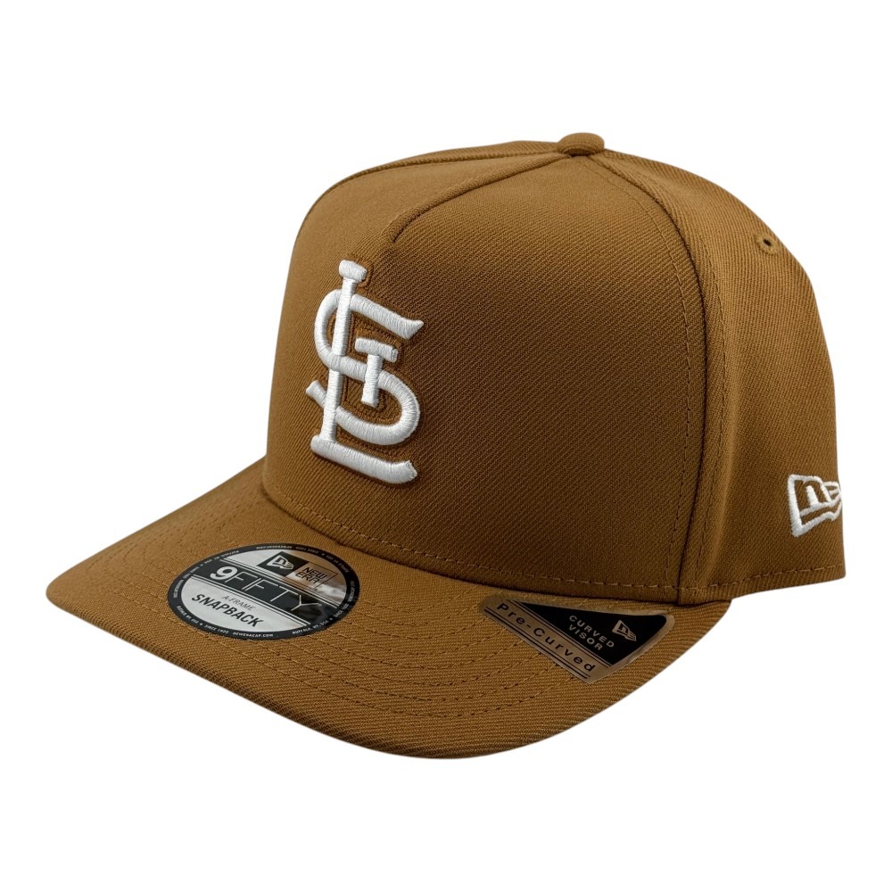 St. Louis Cardinals Light Bronze STL New Era 9FIFTY A-Frame Snapback Hat