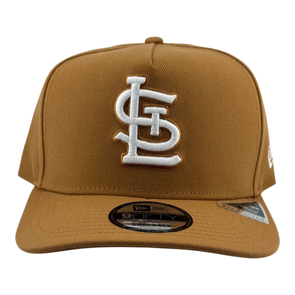 St. Louis Cardinals Light Bronze STL New Era 9FIFTY A-Frame Snapback Hat