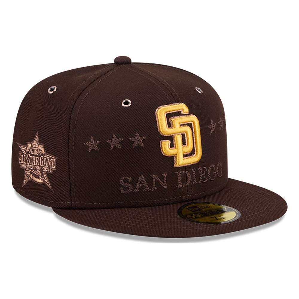 San Diego Padres Brown 2026 All-Star Game New Era 59FIFTY Fitted Hat
