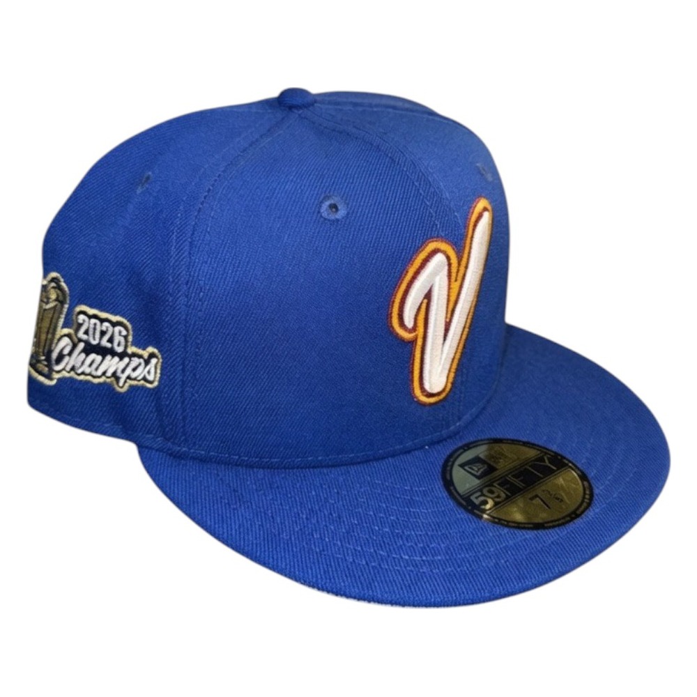 Venezuela Royal Blue 2026 WBC Champs Patch New Era 59FIFTY Fitted Hat