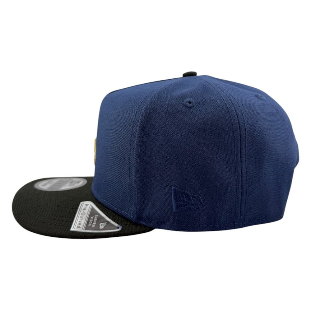 Los Angeles Dodgers Ocean Blue and Black 40th Anniversary Patch New Era 9FIFTY A-Frame Snapback Hat