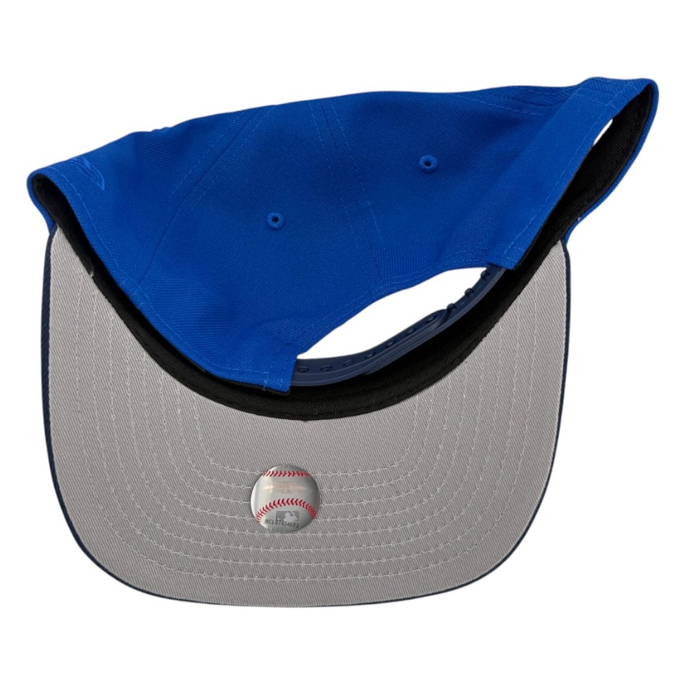 Los Angeles Dodgers Light Royal and Ocean Blue 50th Anniversary Patch New Era 9FIFTY A-Frame Snapback Hat