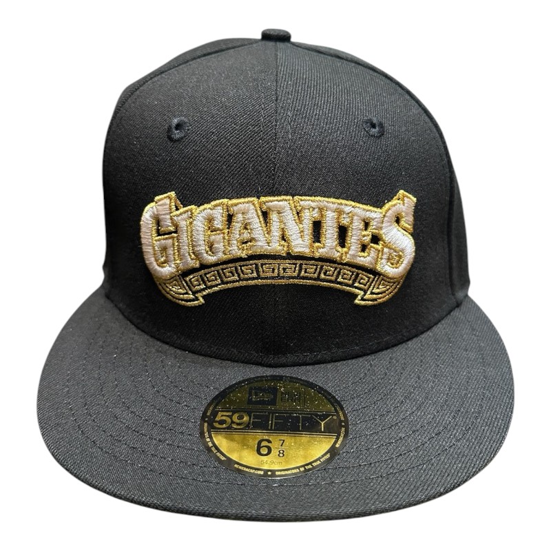 San Francisco Giants Black and Gold Gigantes Patch Pink UV New Era 59FIFTY Fitted Hat