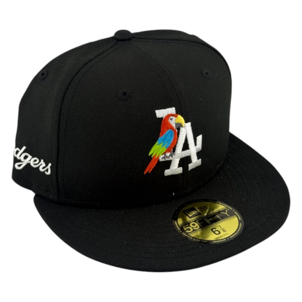Los Angeles Dodgers Perico Script Patch New Era 59FIFTY Fitted Hat