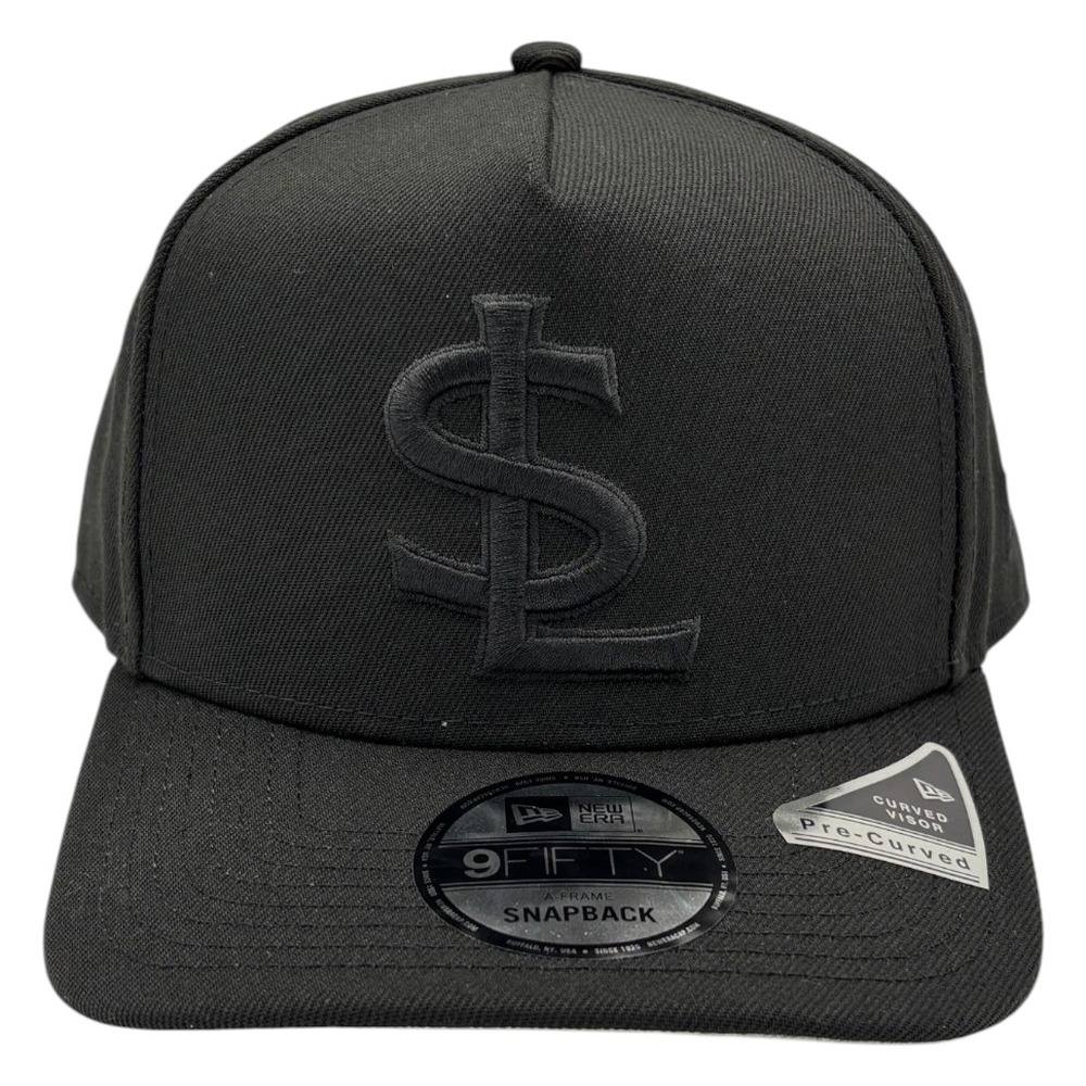 Salt Lake Bees Black Tonal SL Logo New Era 9FIFTY A-Frame Snapback Hat