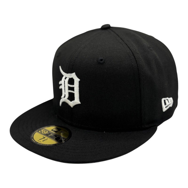 Detroit Tigers Black Tiger Stadium Patch New Era 59FIFTY Fitted Hat