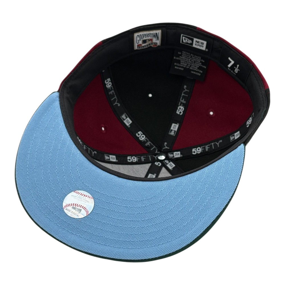 San Francisco Giants Pinwheel 2007 All Star Game Patch Icy Blue UV New Era 59FIFTY Fitted Hat