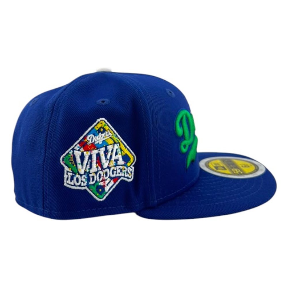 Kids Los Angeles Dodgers Royal Blue Viva Patch New Era 59FIFTY Fitted Hat