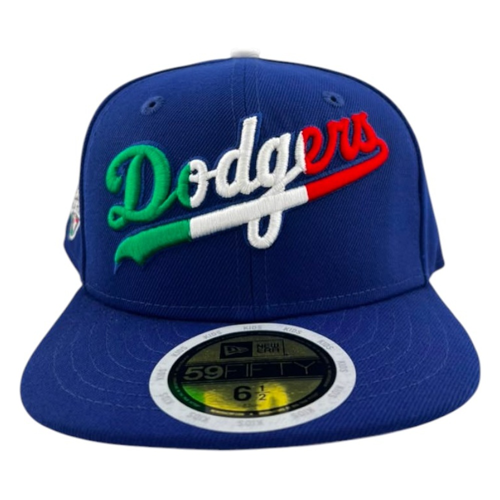 Kids Los Angeles Dodgers Royal Blue Viva Patch New Era 59FIFTY Fitted Hat