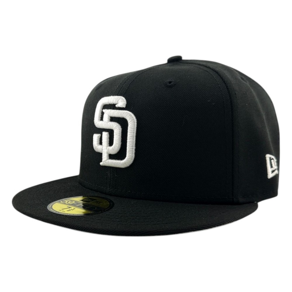 San Diego Padres Black and White 1992 ASG Patch New Era 59FIFTY Fitted Hat