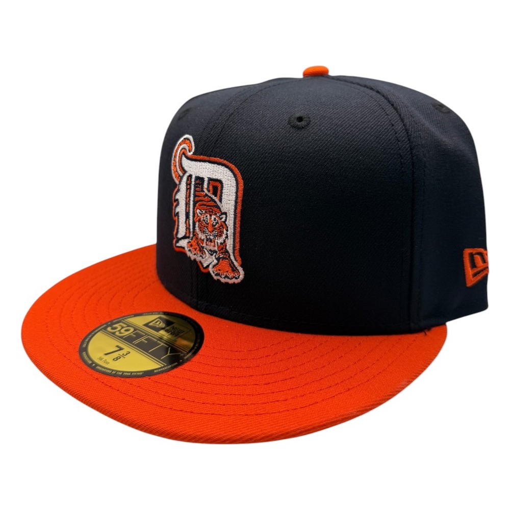 Detroit Tigers Navy and Orange New Era 59FIFTY Fitted Hat