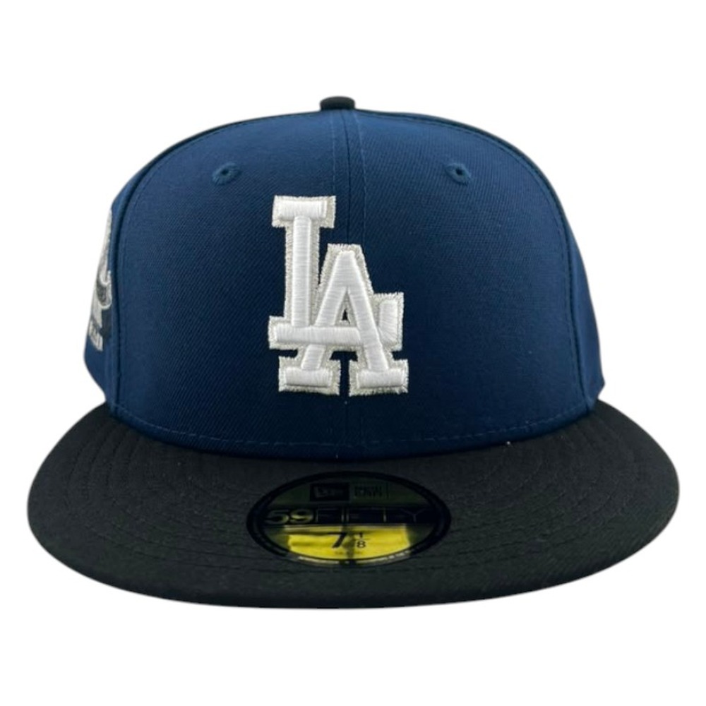 Los Angeles Dodgers Oceanside Silver Two Tone Metallic New Era 59FIFTY Fitted Hat
