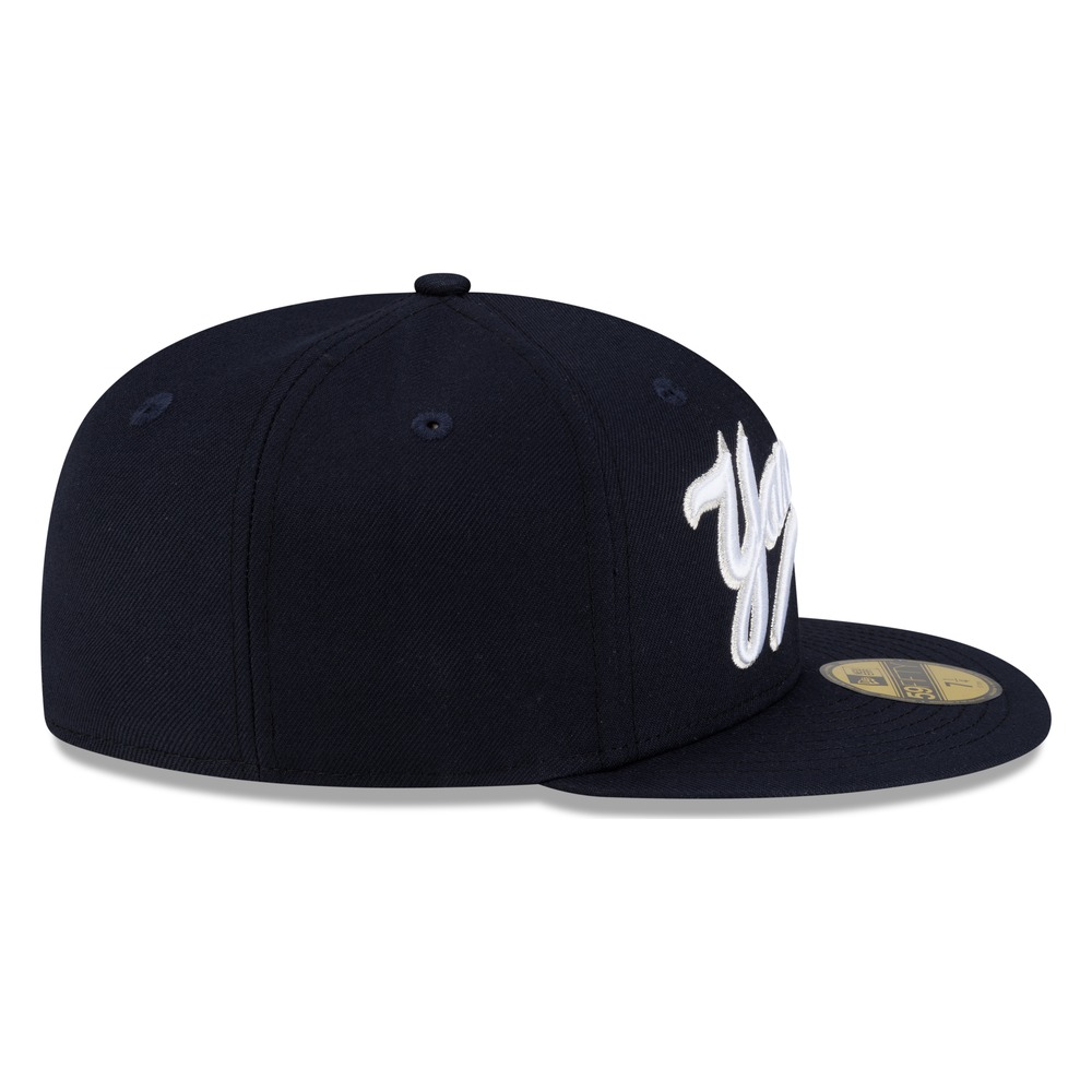 New York Yankees Navy Script Era 59FIFTY Fitted Hat