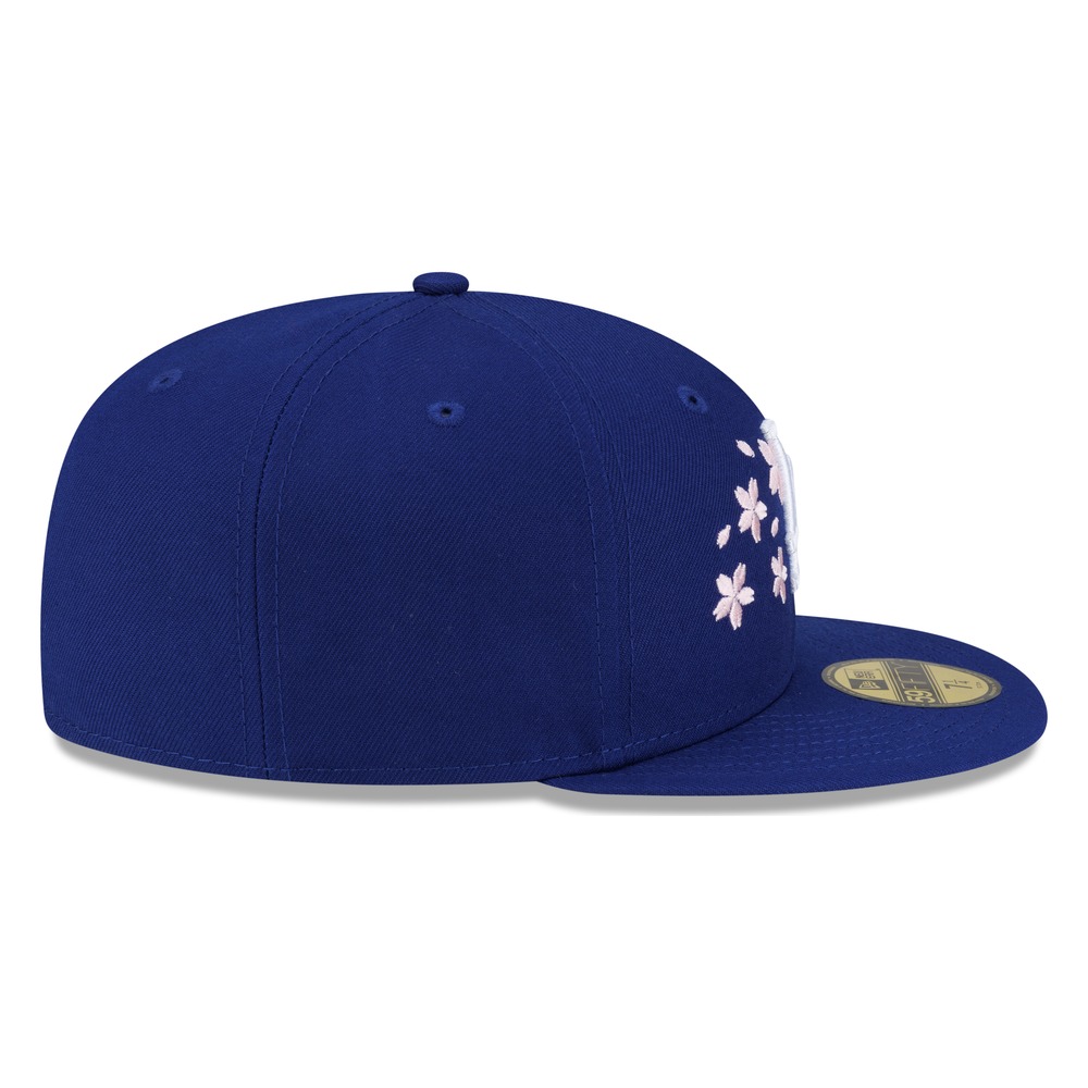 Los Angeles Dodgers Royal Blue Pink Blossom Flowers New Era 59FIFTY Fitted Hat
