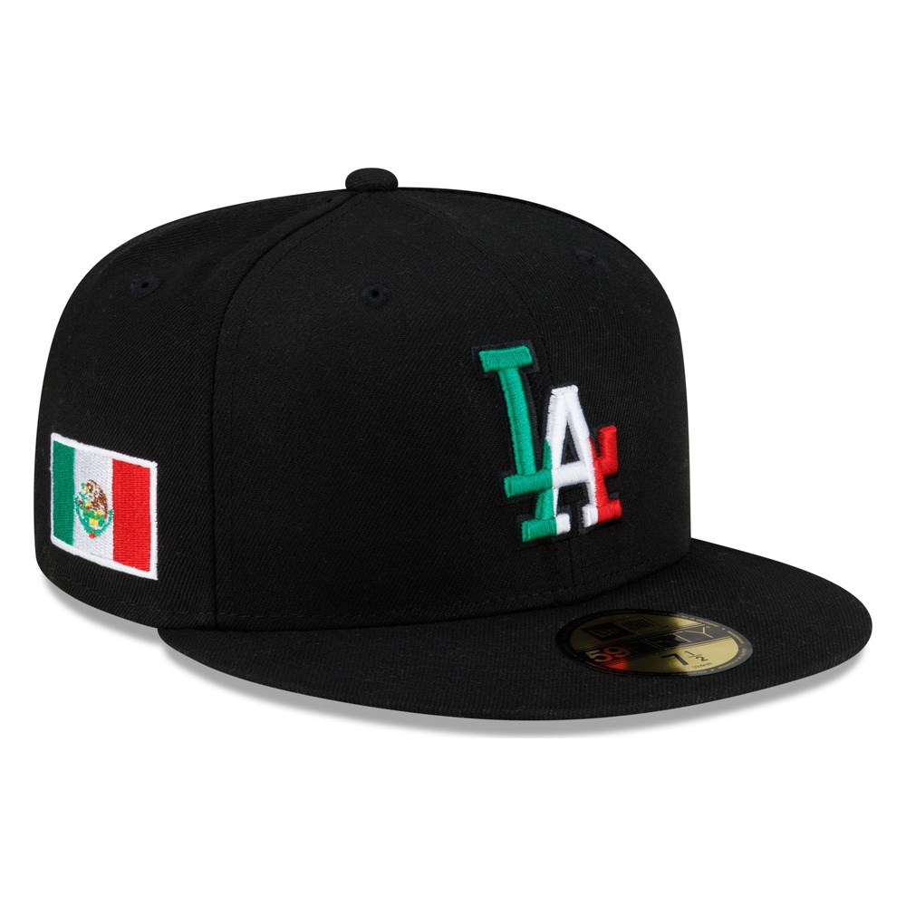 Los Angeles Dodgers Black Mexico New Era 59FIFTY Fitted Hat