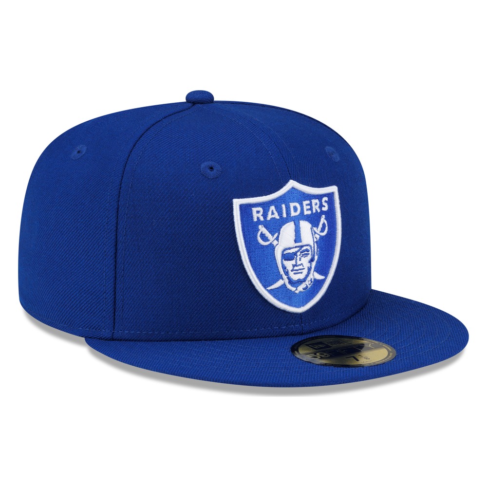 Las Vegas Raiders Royal Blue Logo New Era 59FIFTY Fitted Hat