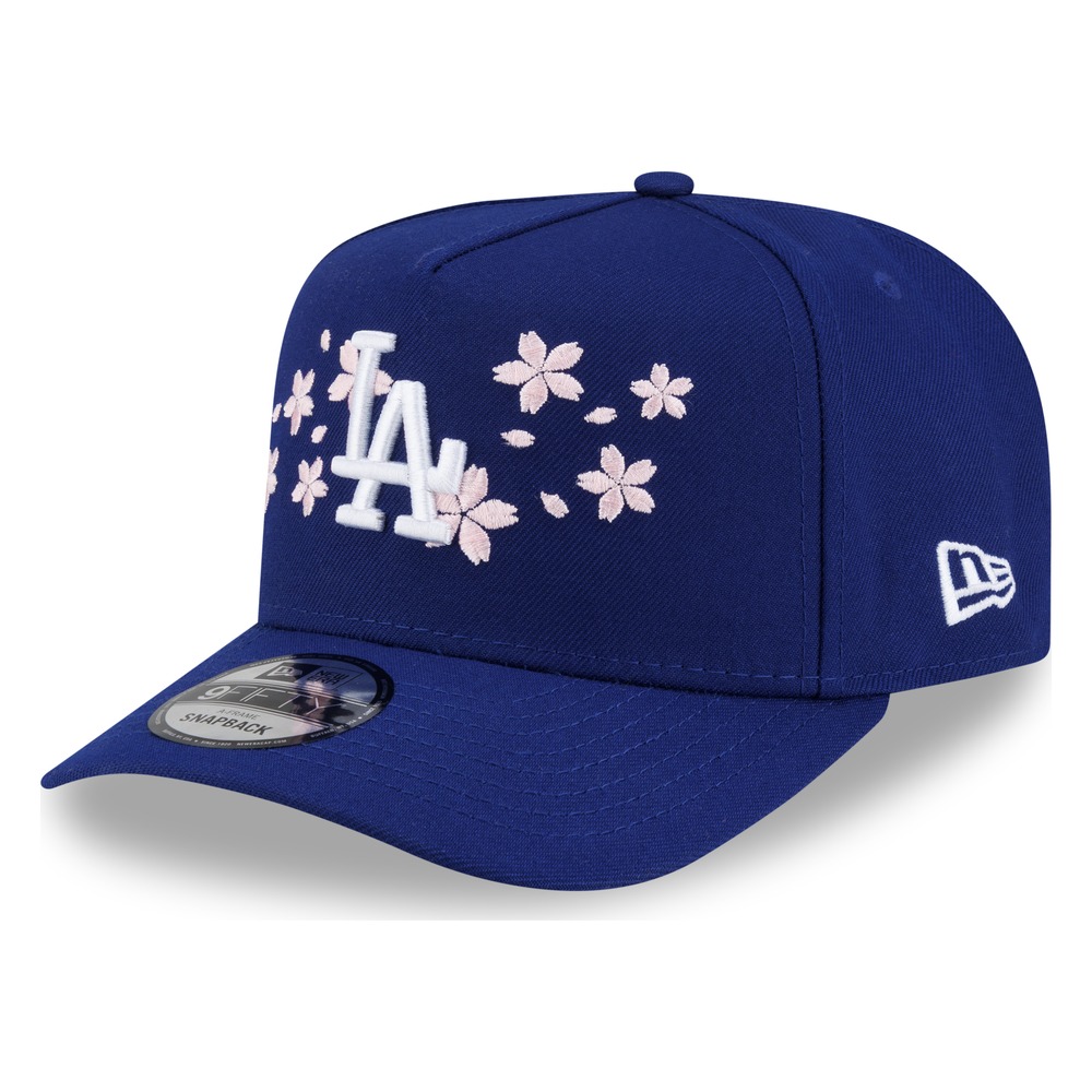 Los Angeles Dodgers Royal Blue Pink Blossom New Era 9FIFTY A-Frame