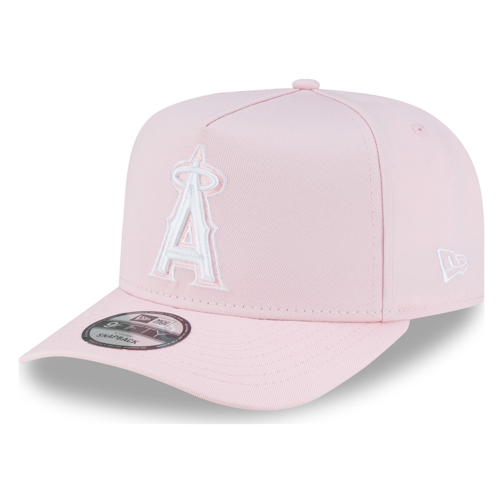 Los Angeles Angels Pink New Era 9FIFTY A-Frame Snapback Hat