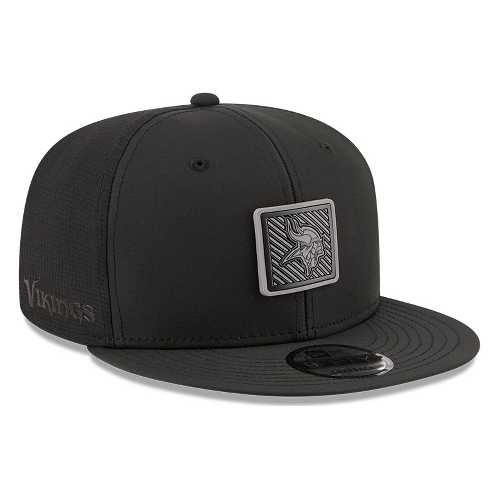 Minnesota Vikings Black 2026 NFL Training Camp New Era 9FIFTY Adjustable Hat
