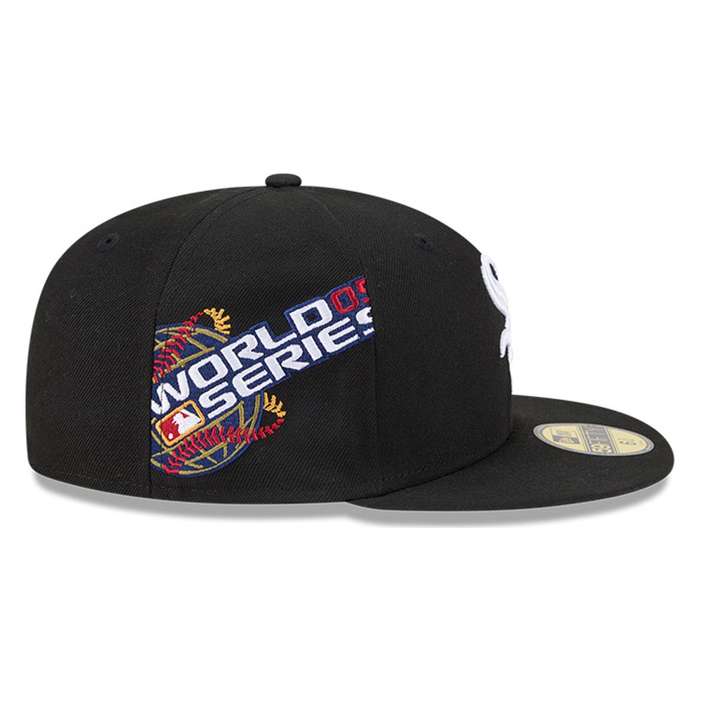 Chicago White Sox Black Hidden Hit New Era 59FIFTY Fitted Hat