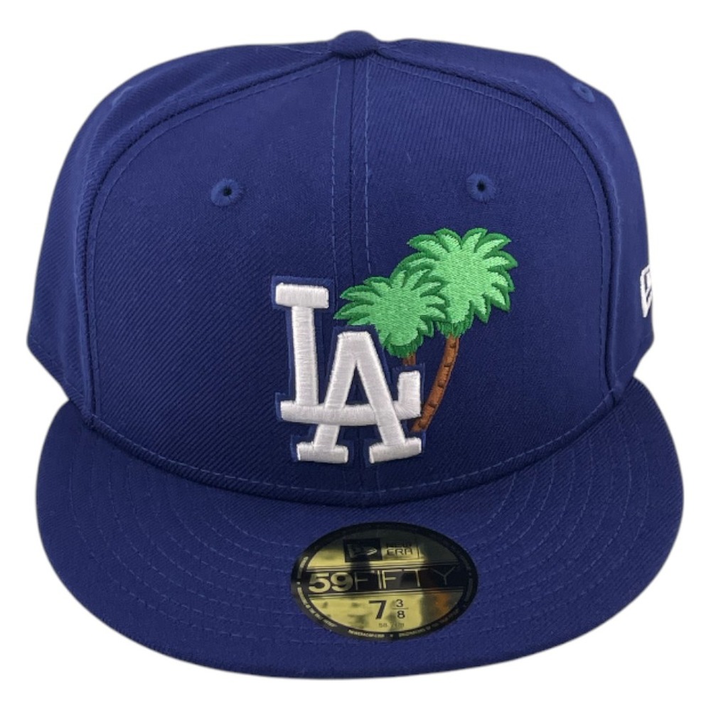 Los Angeles Dodgers Royal Blue Palm Tree Logo New Era 59FIFTY Fitted Hat