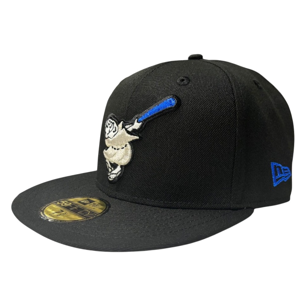 San Diego Padres Black Swinging Friar Logo Go Patch New Era 59FIFTY Fitted Hat