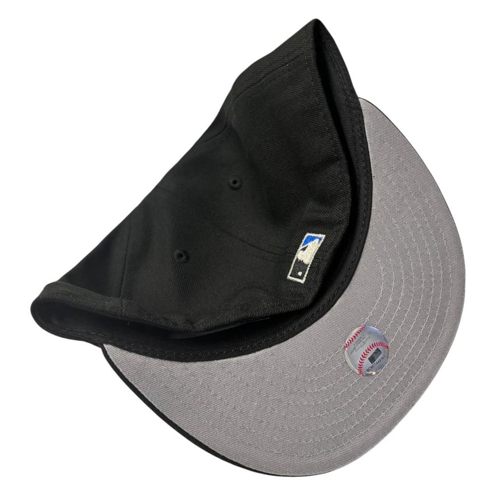 San Diego Padres Black Swinging Friar Logo Go Patch New Era 59FIFTY Fitted Hat
