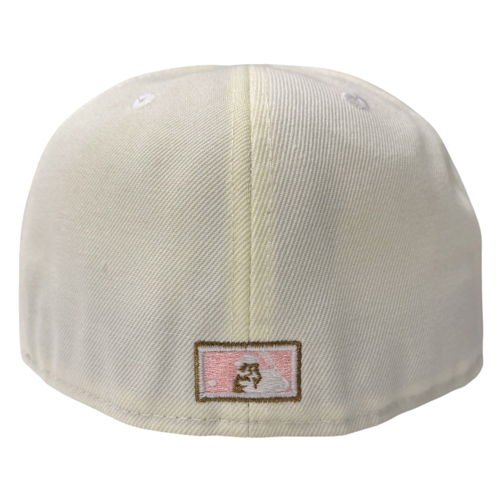 San Diego Padres Chrome and Brown Swinging Friar Petco Park Patch Pink UV New Era 59FIFTY Fitted Hat
