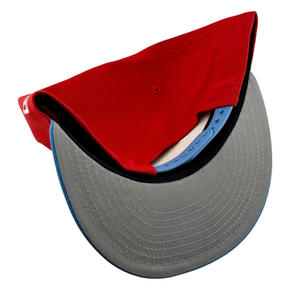 Tennessee Titans Red Two Tone Circle Logo TN Patch New Era 9FIFTY Snapback Hat