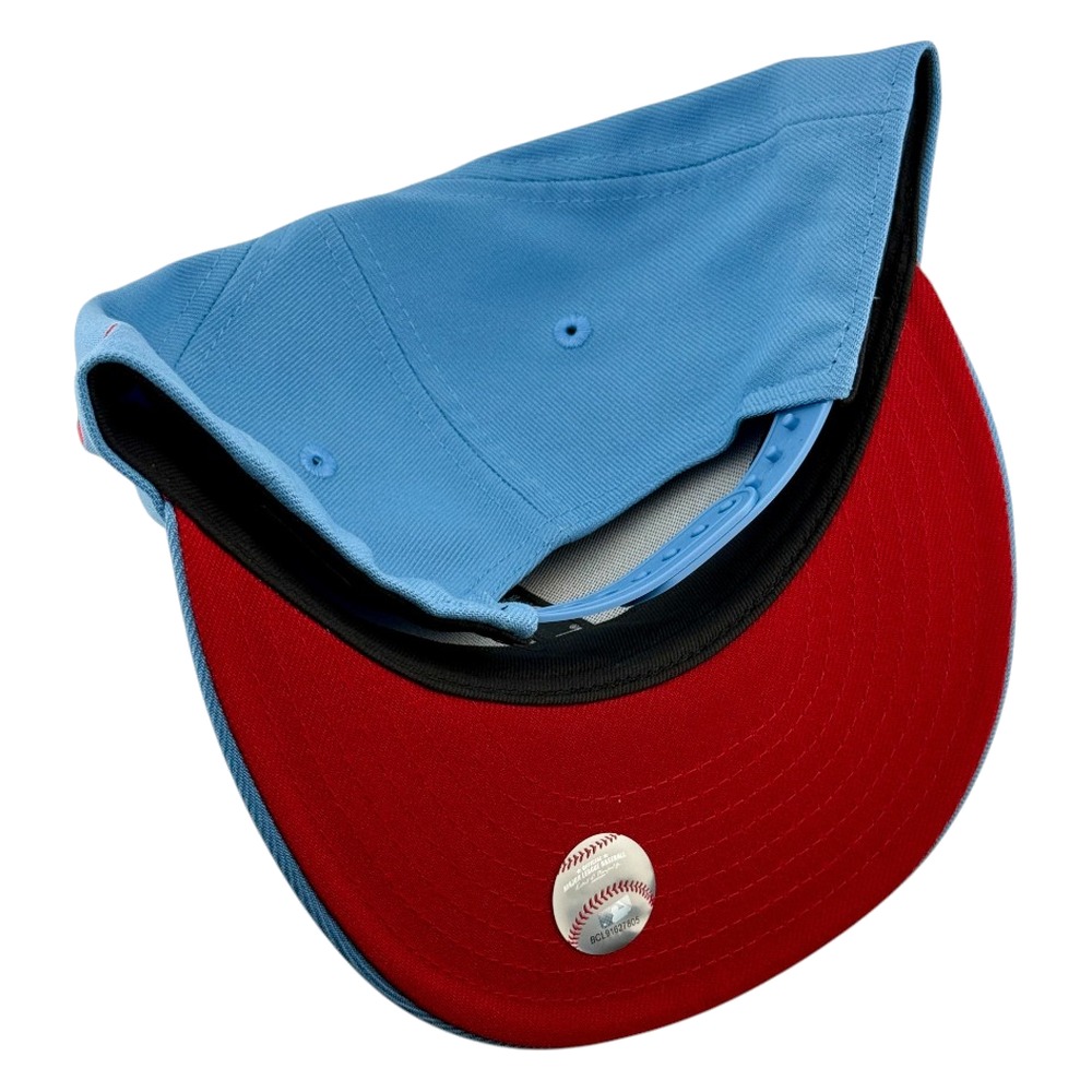St. Louis Cardinals Light Blue City Connect Arch Patch Red UV New Era 9FIFTY Snapback Hat