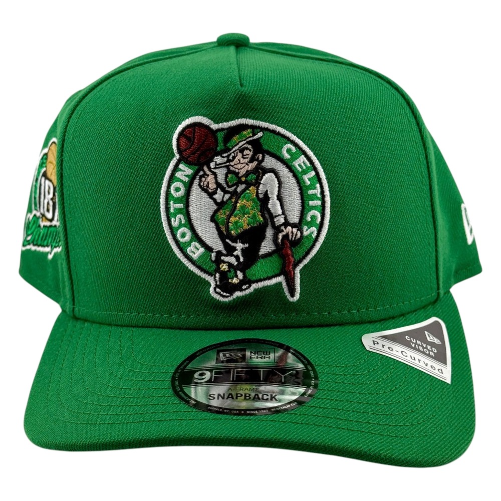 Boston Celtics Green 18x Champs New Era 9FIFTY A-Frame Snapback Hat