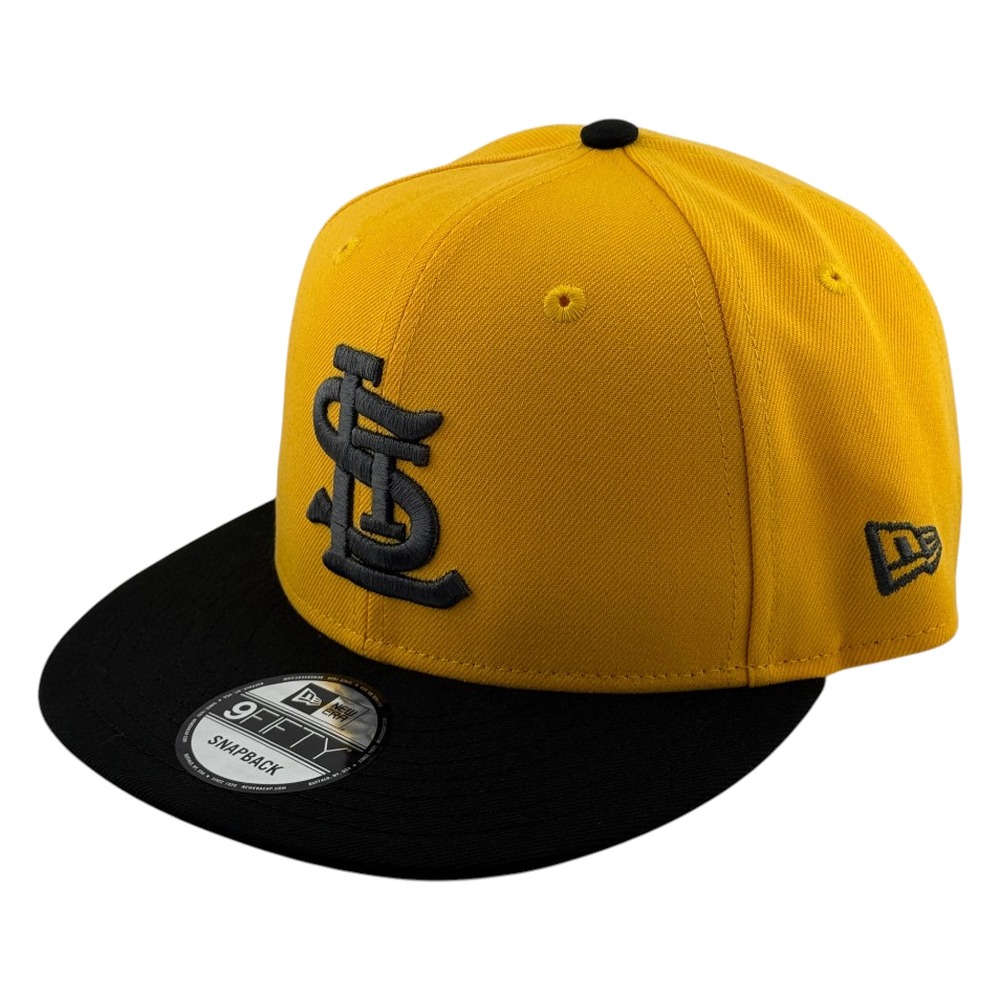 St. Louis Cardinals Yellow and Black 30th Anniversary Patch New Era 9FIFTY Snapback Hat
