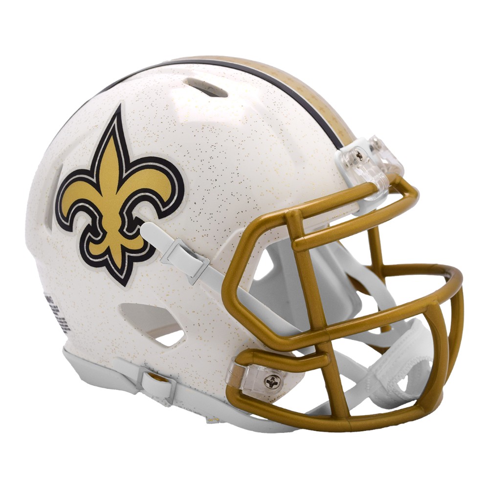 New Orleans Saints Alternate 2025 Riddell Speed Mini Helmet