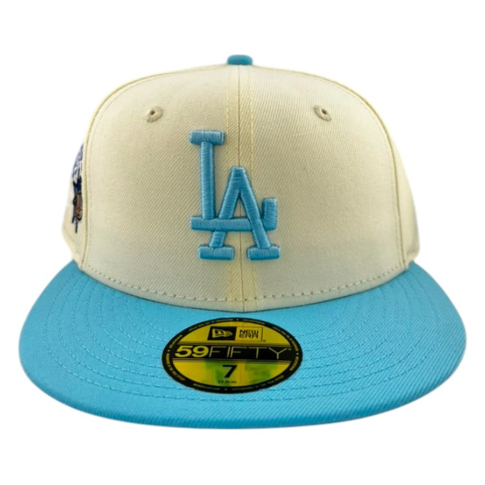 Los Angeles Dodgers LA Off White Doscientos Blue Sunny Skies Collection New Era 59FIFTY Fitted Hat