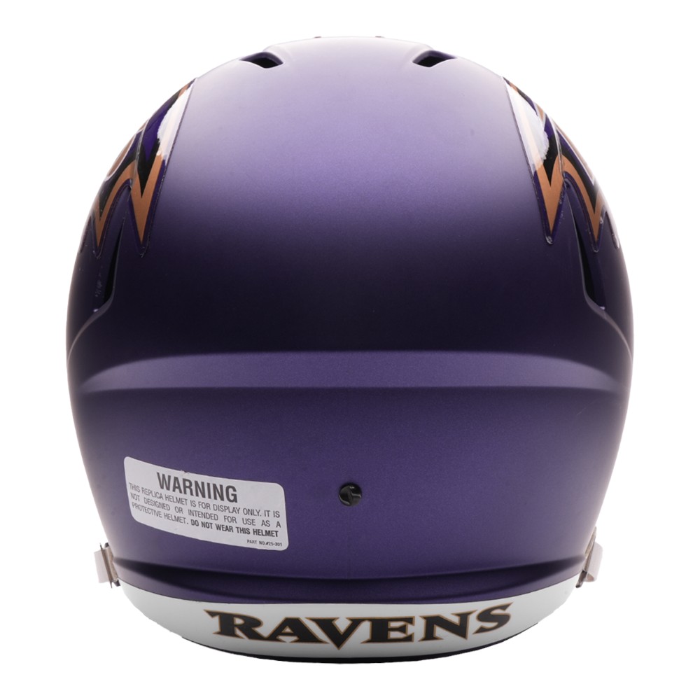Baltimore Ravens Purple Rising Helmet On Field Alternate Riddell Full Size Speed Replica