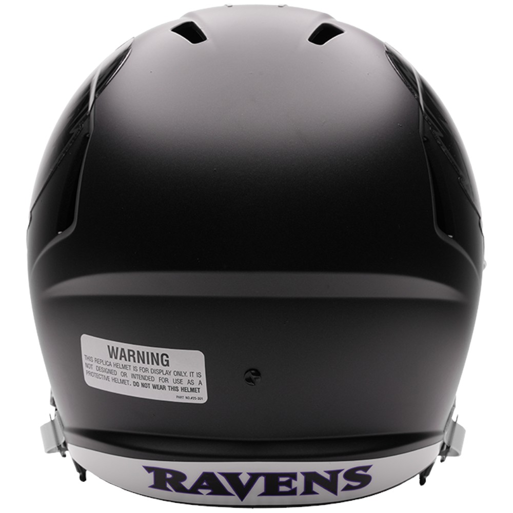 Baltimore Ravens Darkness Helmet On Field Alternate Riddell Full Size Speed Replica