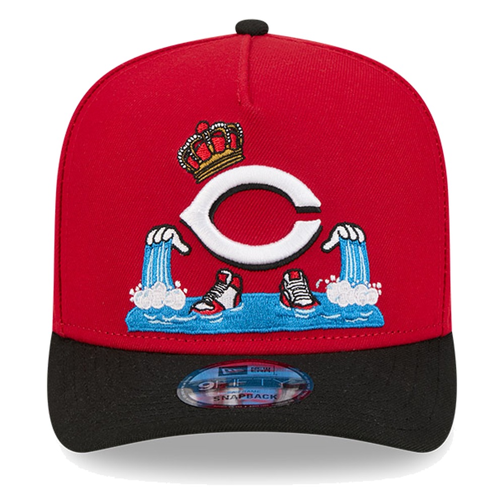 Cincinnati Reds Red Cartoon New Era 9FIFTY A-Frame Snapback Hat