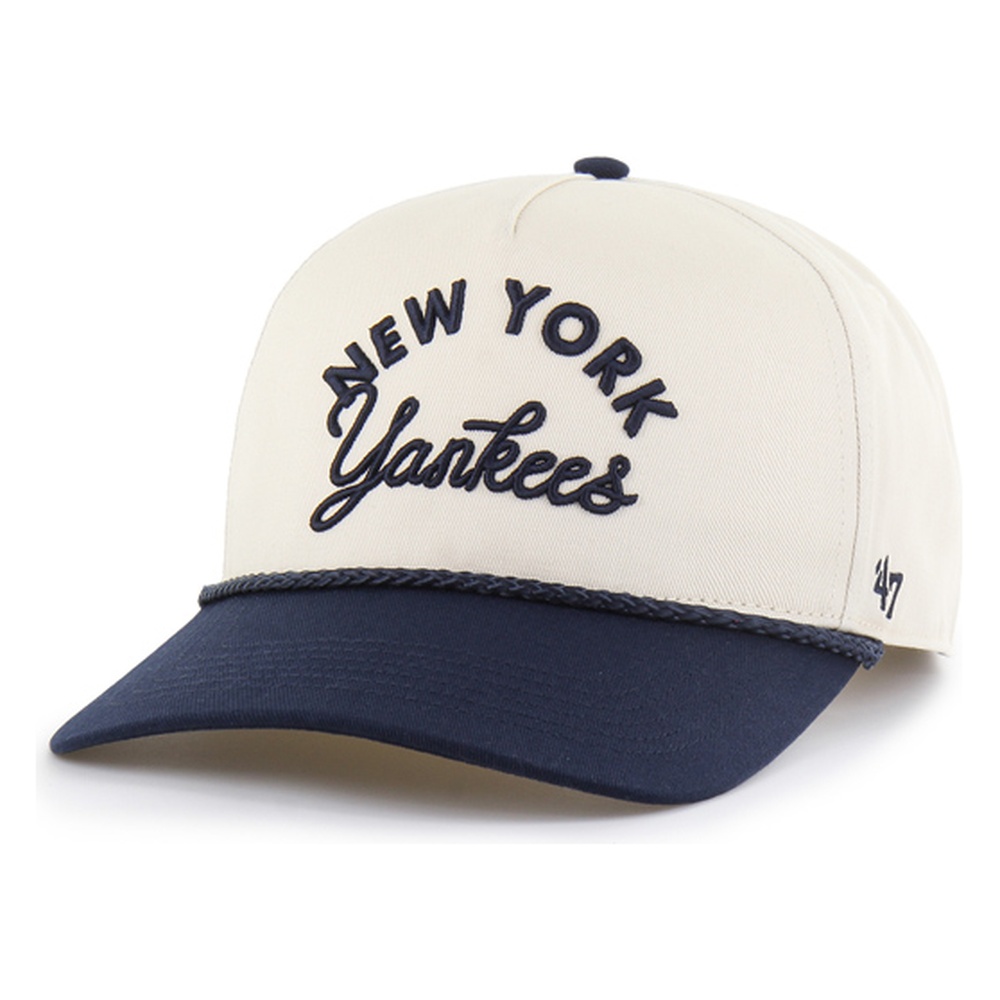 New York Yankees Natural Rope Script '47 Hitch RF Snapback Hat