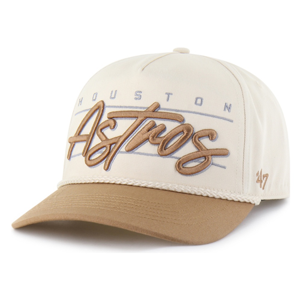 Houston Astros Natural Condor Twill TT '47 Hitch Snapback Hat
