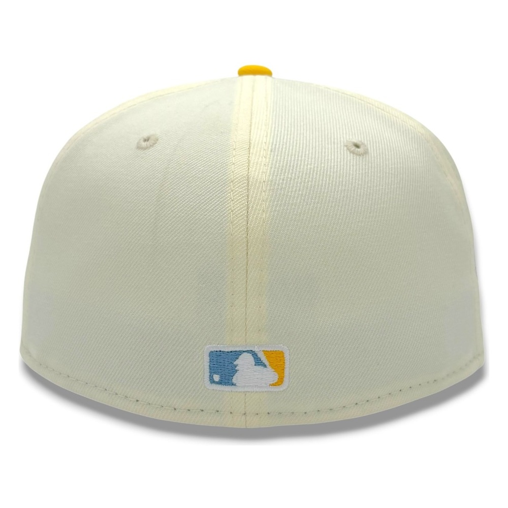 Los Angeles Dodgers Chrome and Blue Skateboard Logo Back to Champs Patch Red UV New Era 59FIFTY Fitted Hat