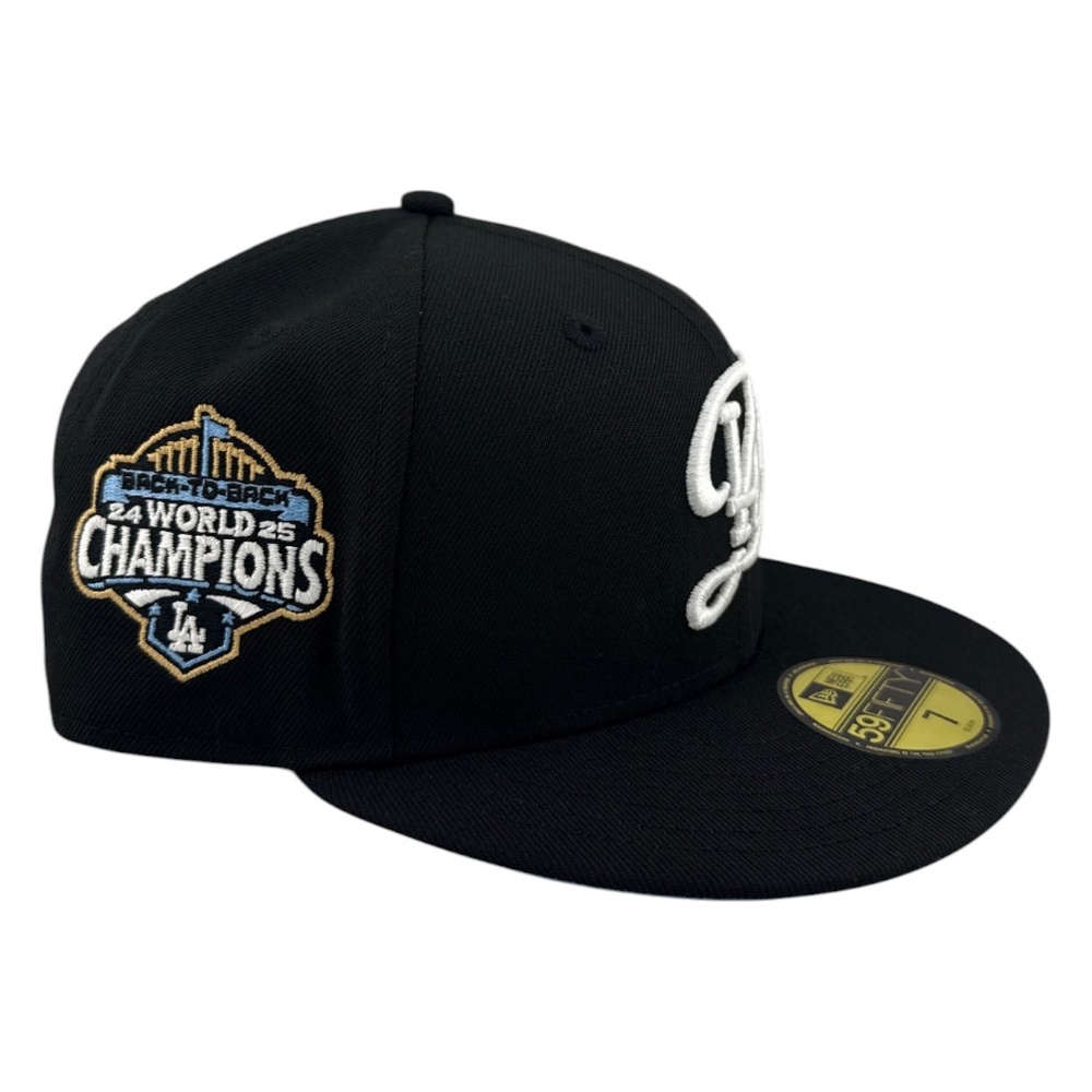 Los Angeles Dodgers Black City Connect Back to Back Champs Patch