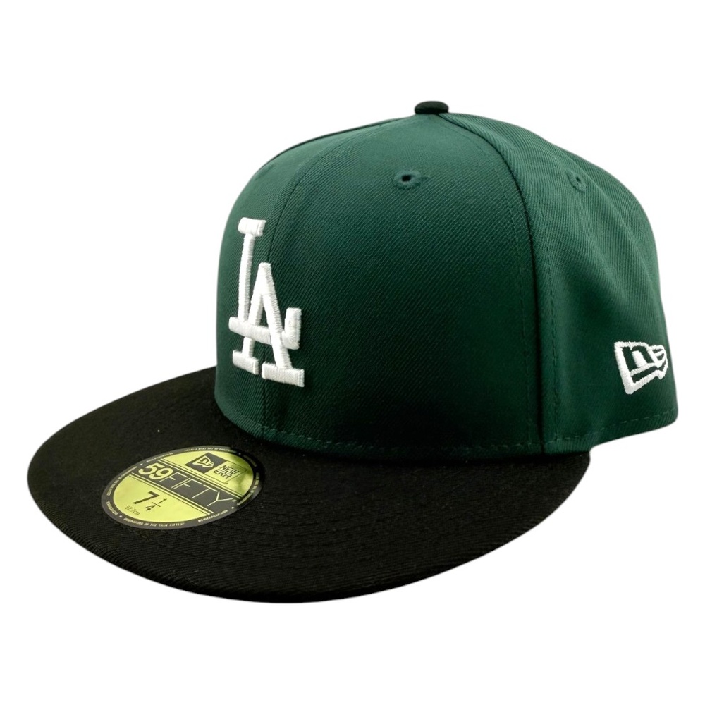 Los Angeles Dodgers Black and Two Tone Grey UV New Era 59FIFTY Fitted Hat