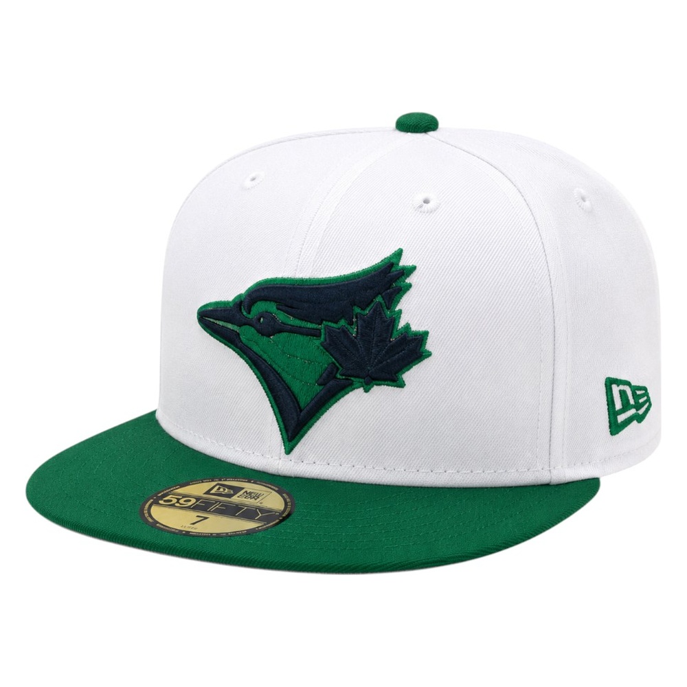 Toronto Blue Jays White and Green 1993 World Series Patch New Era 59FIFTY Fitted Hat